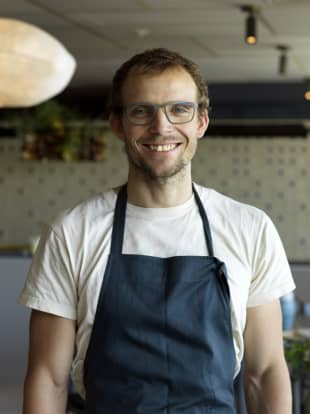 Culinary star: Chef Thomas Frebel of Inua, whose restaurant is in contention for the Arrival of the Year award.