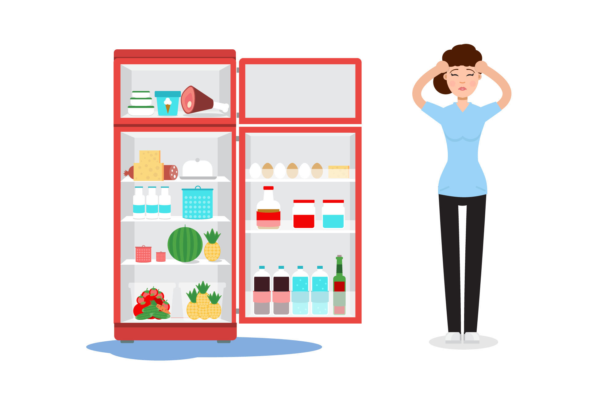 Who left the door open?: When a refrigerator door is left 'ake-ppanashi,' someone is going to get in trouble. | GETTY IMAGES