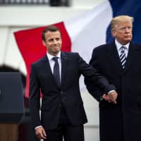 Middle-class French President Emmanuel Macron isn\'t trusted by society\'s bottom 50 percent while billionaire U.S. President Donald Trump is. | BLOOMBERG