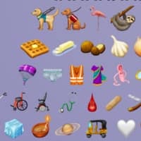 The full set of Unicode\'s new emoji for 2019, including the taboo-busting blood drop. | © 2019 EMOJIPEDIA