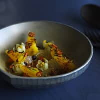 Fruit punch: Morsels of Ishigaki snack pineapple and citrus from Kochi Prefecture. | JASON LOUCAS