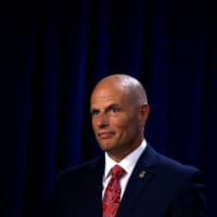 Acting director of the Immigration and Customs Enforcement agency (ICE) Ronald Vitiello is seen at ICE headquarters in Washington in July. | REUTERS