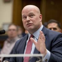 Then-acting Attorney General Matthew Whitaker speaks during a House Judiciary Committee hearing on Capitol Hill in Washington Feb. 8. | AP