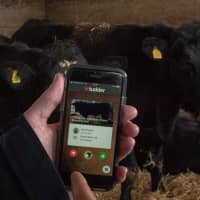 Tudder is demonstrated at a farm in Hampshire, England, on Tuesday. | REUTERS