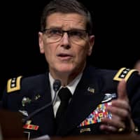 U.S. Central Command Commander Gen. Joseph Votel appears at a Senate Armed Services Committee hearing on Capitol Hill Tuesday in Washington. | AP