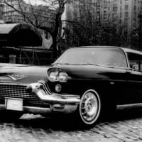 A Cadillac Eldorado, seen in 1958 outside New York City\'s Tavern on the Green restaurant, was a symbol of the era\'s affluence. | ASSOCIATED PRESS