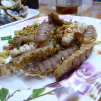 Thai dishes on offer in Phuket include mantis shrimp, a local delicacy. | ELLIOTT SAMUELS