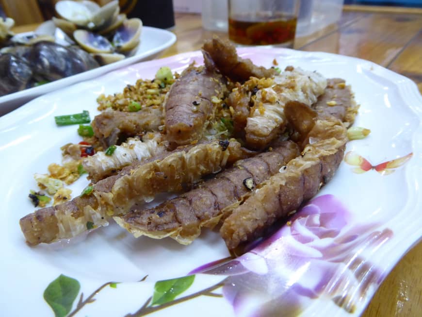 Thai dishes on offer in Phuket include mantis shrimp, a local delicacy.