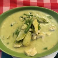 A green curry is served at Euro Thai Restaurant in patong, Phuket. | MAI NOGUCHI