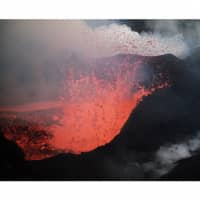 \"Volcano, Surtsey, Iceland\" (1965), from \"The Creation\" | ERNST HAAS / GETTY IMAGES