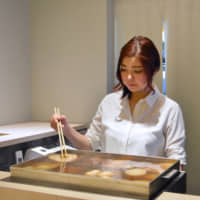 Clean preparation: Nami Kawahara\'s restaurant, Sho, does away with raucous atmosphere typical of oden restaurants and instead looks like Marie Kondo has just been through. | J.J. O\'DONOGHUE