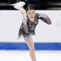 Rika Kihira, the favorite for the world title next month, easily won the Four Continents crown on Friday despite landing just one triple axel in the competition. | KYODO