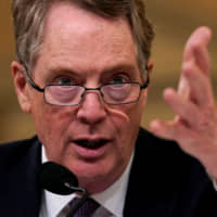 U.S. Trade Representative Robert Lighthizer testifies at a House Ways and Means Committee on U.S.-China trade in Washington Feb. 27. | REUTERS