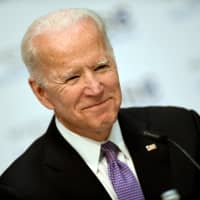 Former U.S. Vice President Joe Biden reacts during the annual Munich Security Conference in Munich, Germany, Feb. 16. | REUTERS