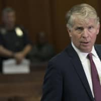 Manhattan District Attorney, Cyrus Vance, Jr. speaks to reporters after a hearing in Manhattan criminal court in New York last September. After being sentenced in federal court in Washington earlier Wednesday, Paul Manafort was also charged Wednesday with mortgage fraud, conspiracy and other counts in a new indictment in New York City. | AP