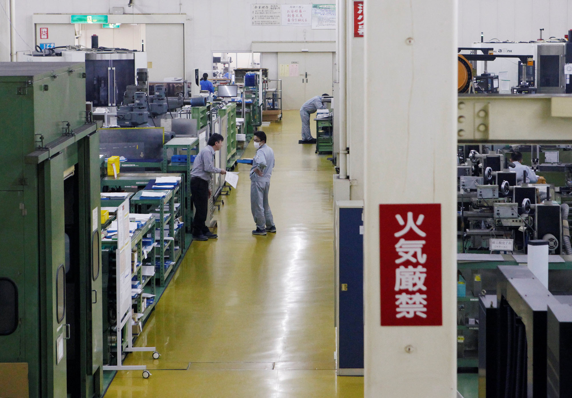 Nagumo Seisakusho in Joetsu, Niigata Prefecture, is feeling the pinch from China's economic woes. | REUTERS