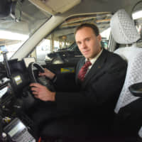 Francis Karl Gurtlinger, a taxi driver for Hinomaru Kotsu Co.  | SATOKO KAWASAKI