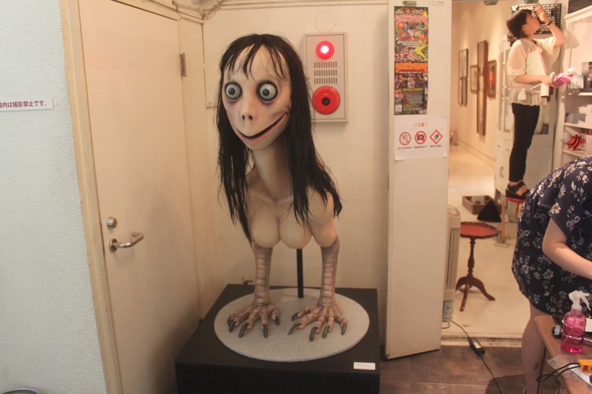 Japanese artist behind ghastly creature in viral Momo Challenge baffled by disturbing hoax
