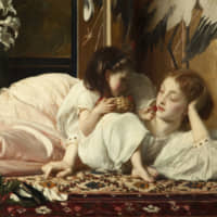 Frederic Leighton\'s \"Mother and Child\" (c. 1864-5) | BLACKBURN ART GALLERY, 		&#169; BLACKBURN MUSEUM AND ART GALLERY