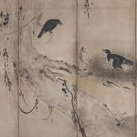 Hasegawa Tohaku\'s \"Crows on Pine and Egrets on Willow\" (16th century) | IDEMITSU MUSEUM OF ARTS