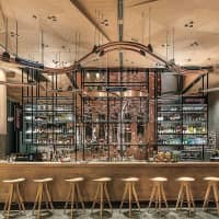 More than coffee: The Reserve Roastery Tokyo\'s third-floor Arriviamo bar serves coffee and tea-infused cocktails. | COURTESY OF STARBUCKS