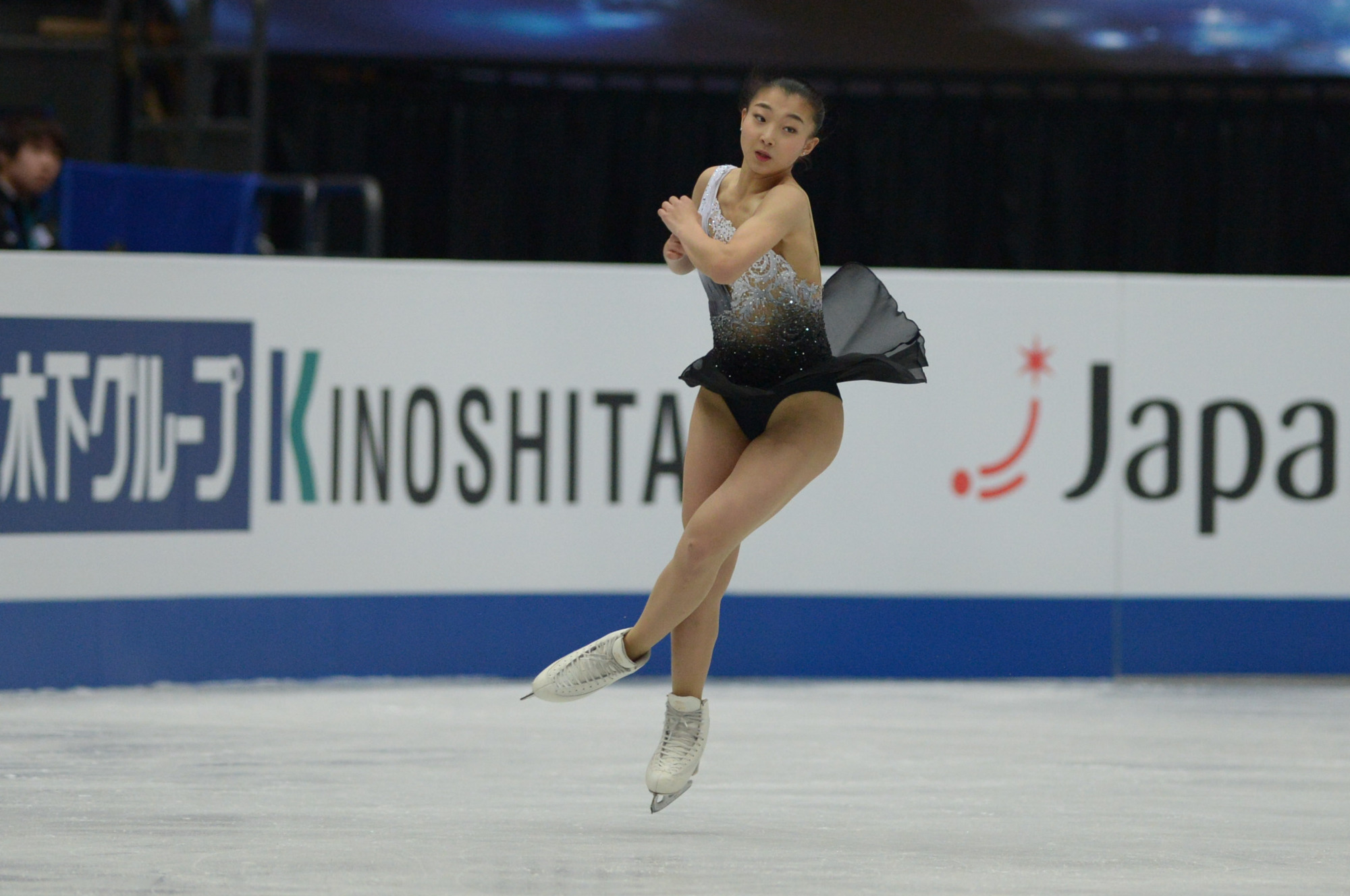 Kaori Sakamoto, who finished second in Wednesday