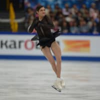 Russia\'s Evgenia Medvedeva performs her free skate. | DAN ORLOWITZ