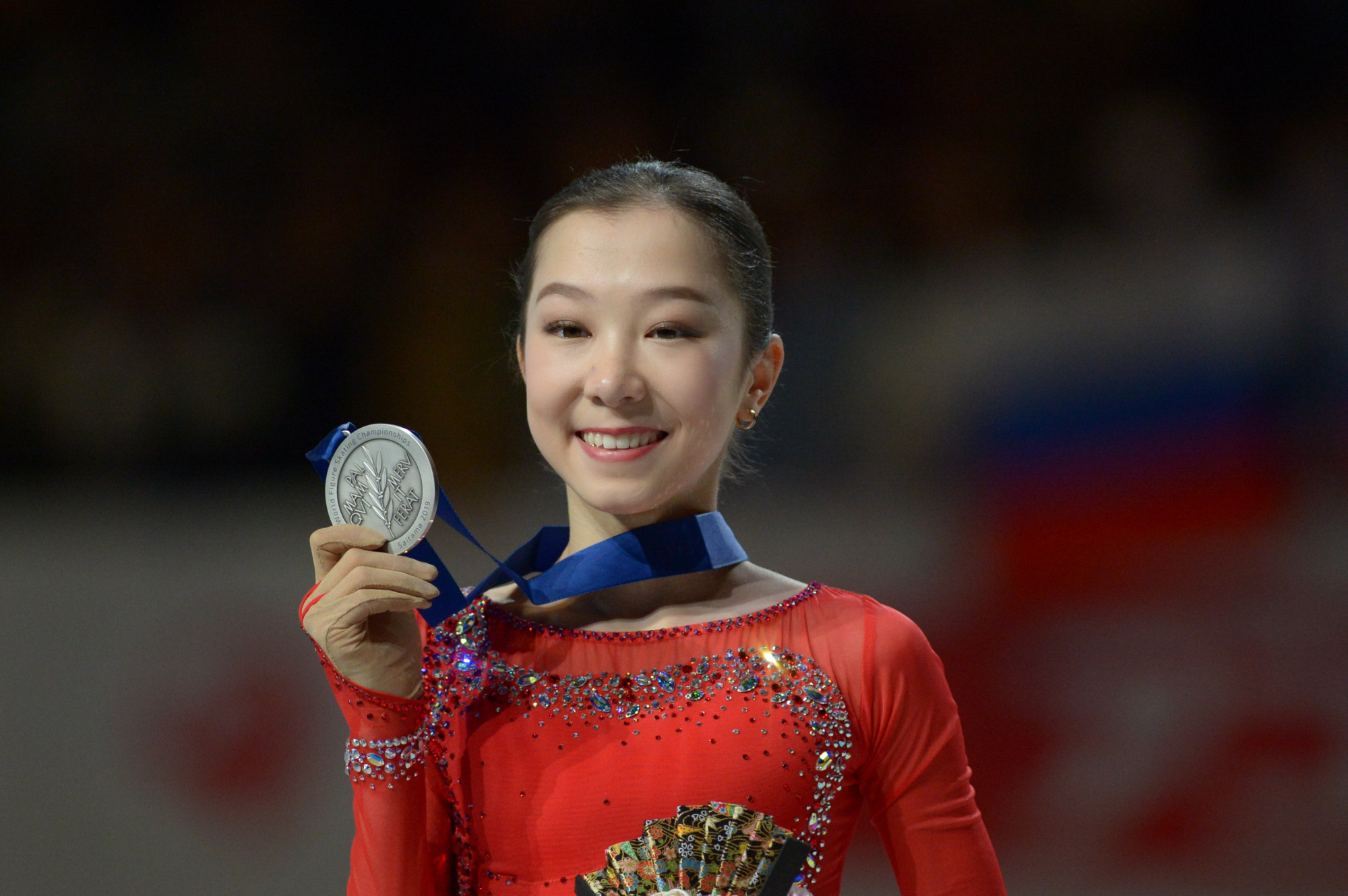 Elizabet Tursynbayeva earned her first world championship medal following 12th, ninth and 11th-place finishes in the previous three years.