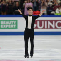 Nathan Chen scored 107.40, giving him a dominant 10-plus point lead heading into Saturday\'s free skate. | DAN ORLOWITZ