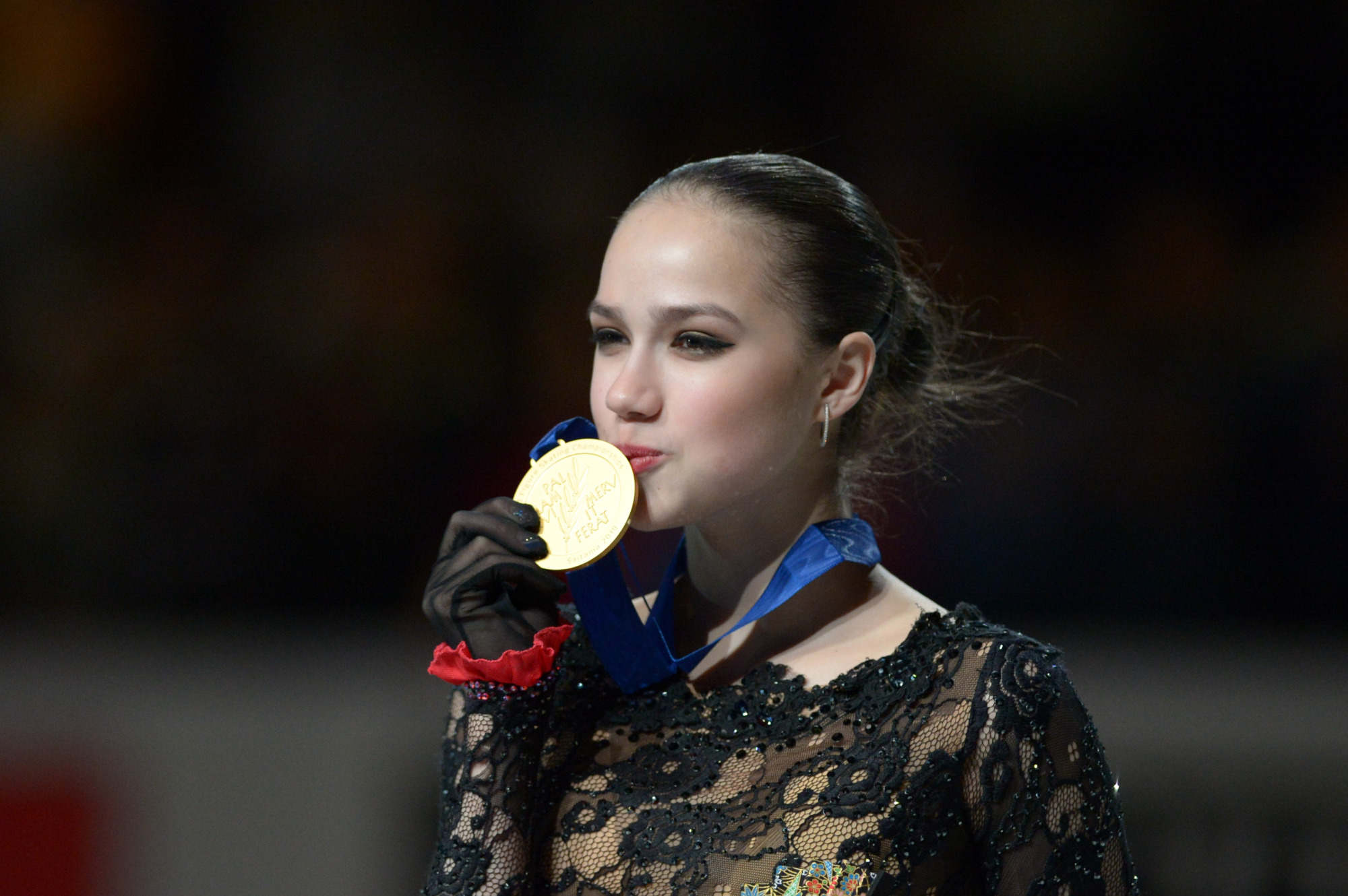 Reigning Olympic champion Alina Zagitova won the world championship in her second attempt.