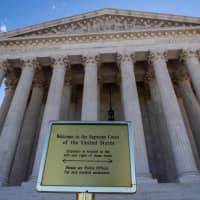 The United States Supreme Court is seen in Washington April 15. The Supreme Court said Monday it will take up the question of whether gay and transgender workers are protected by federal law that bars discrimination in the workplace. | AFP-JIJI