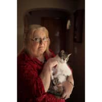 Aimee Stephens poses for a photo on April 22 at her home in Michigan. | AFP-JIJI