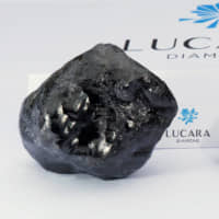 The 1,758 carat diamond recovered from Lucara Diamond Corp.\'s Karowe mine in Botswana | LUCARA DIAMOND / VIA REUTERS