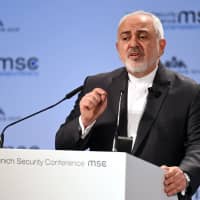 Iranian Foreign Minister Mohammad Javad Zarif speaks in Munich in February. | REUTERS
