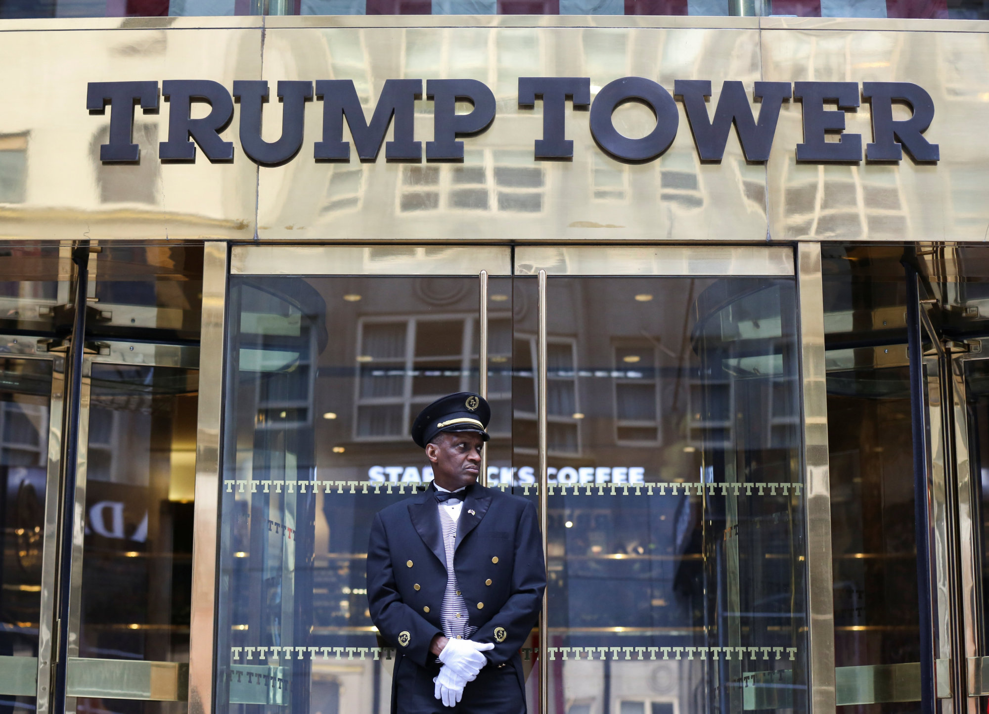 Trump Tower on 5th Avenue in the Manhattan borough of New York City is seen Thureday. | REUTERS