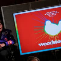 Singer John Fogerty speaks during the announcement event for the lineup for the Woodstock 50th Anniversary concert in New York March 19. | REUTERS