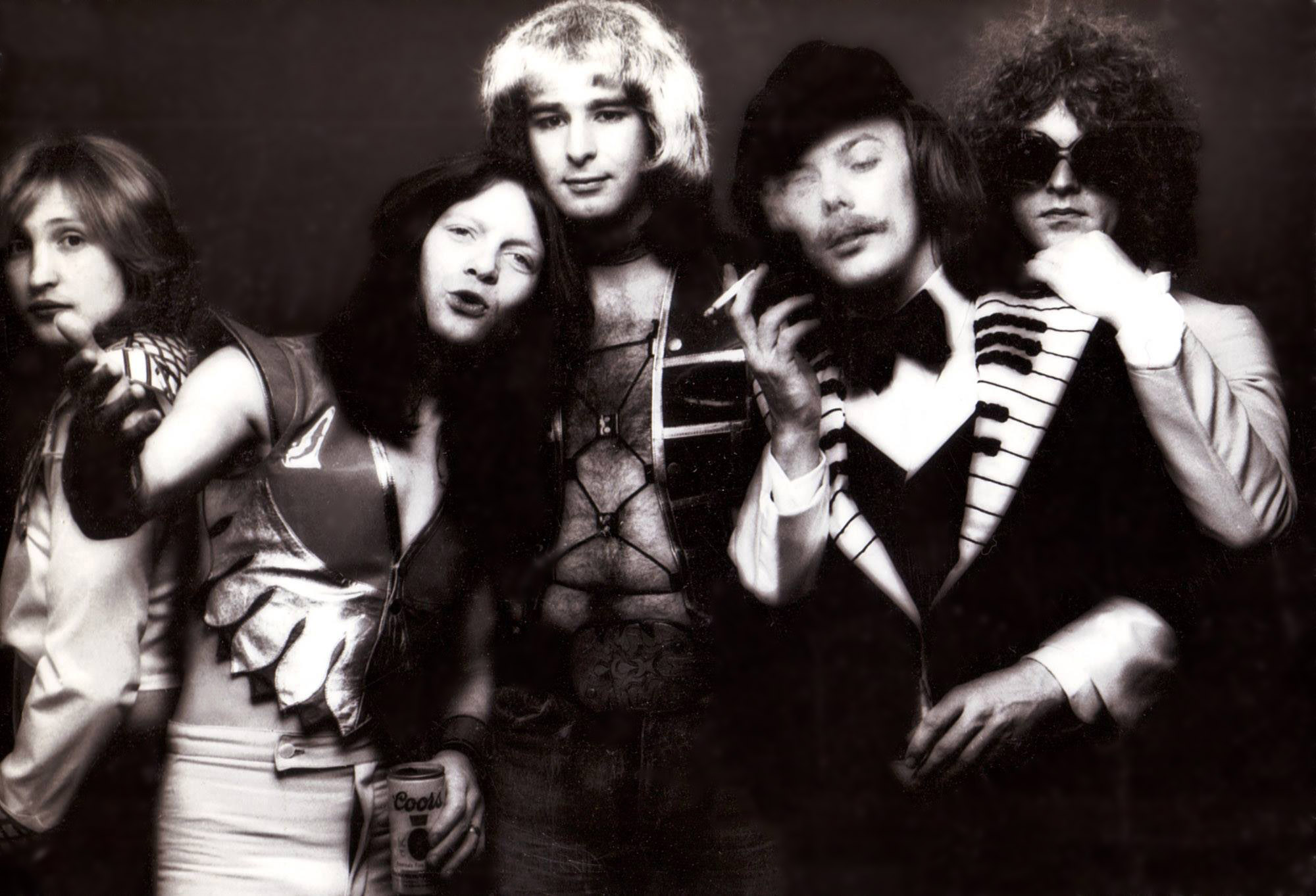 Dressed for success: Mott the Hoople, featuring Morgan Fisher (second from right), made waves in the early 1970s. | NORMAN SEEFF