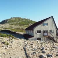 No creature comforts here: A mountain hut in the Central Alps. | TOM FAY