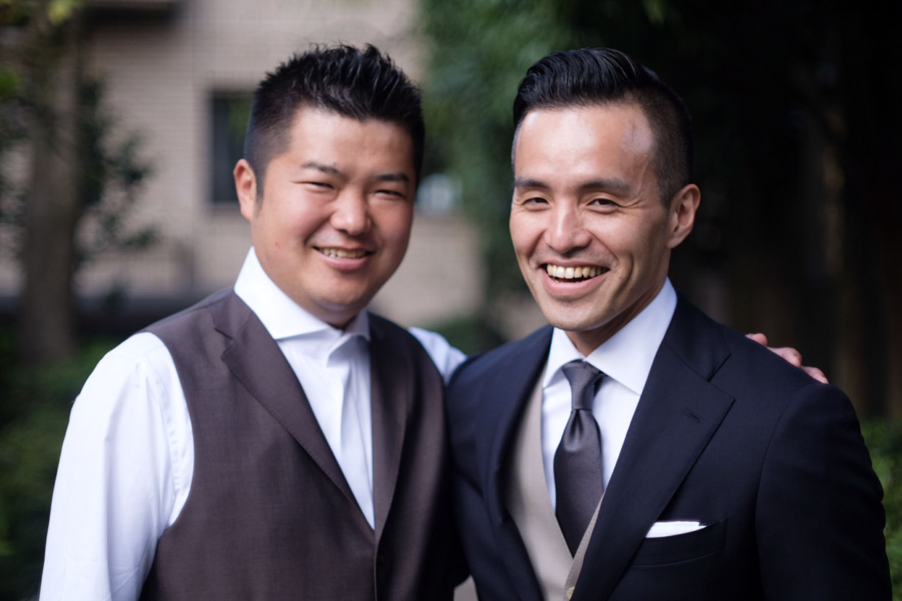The perfect partners: Chef Michimasa Nakamura (left) and sommelier Yoshinobu Kimura of Sushi M. | COURTESY OF SUSHI M