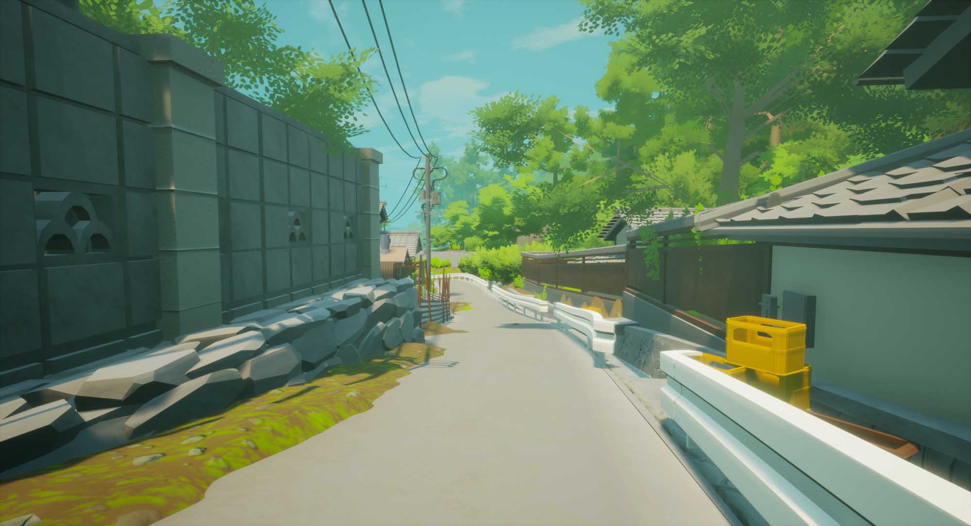 Art imitates life: A still from 'The Inaka Project,' a first-person narrative game that leisurely takes players through Japan's countryside. | COURTESY OF INASA FUJIO