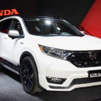 Honda Motor Co.\'s CR-V sport utility vehicle | KYODO