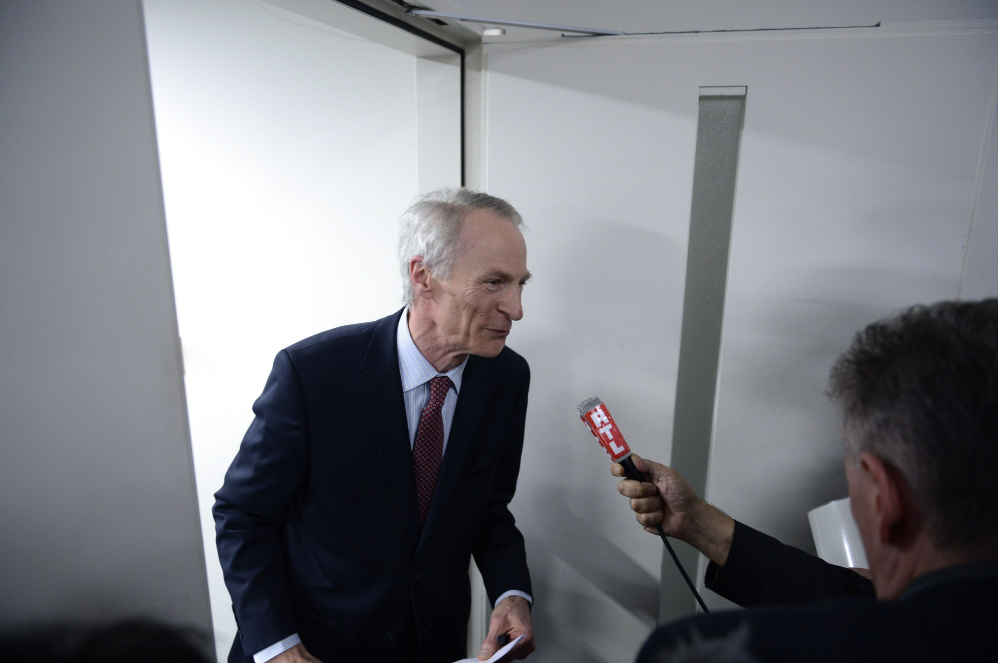 Jean-Dominique Senard, chairman of Renault SA, is interviewed in Yokohama on March 12. | BLOOMBERG