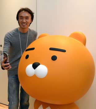 Jay Kim, head of Kakao Japan Corp., a subsidiary of South Korea