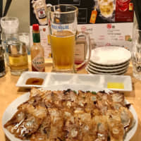 Kobe style: Each gyōza at Raku is filled with a mix of pork meat and a variety of herbs, from shiso to pakuchī. | ROBBIE SWINNERTON