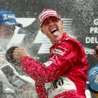 Former world champion Formula One driver Michael Schumacher , seen in a 2004 file photo, will be the subject of a new documentary by two German filmmakers in a production fully supported by his family. | AFP-JIJI