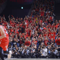 Alvark fans cheer during Saturday\'s final. | DAN ORLOWITZ