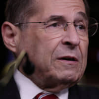 U.S. House Judiciary Committee Chairman Jerrold Nadler (D-NY) leads fellow Democratic House committee chairmen in a news conference to discuss their investigations into the Trump administration on Capitol Hill in Washington Tuesday. | REUTERS