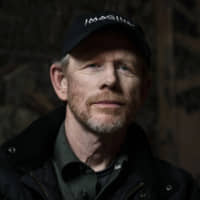 Filmmaker Ron Howard poses for a portrait in New York to promote his documentary \"Pavarotti\" April 30. Howard says he hopes his new documentary about opera icon Luciano Pavarotti will introduce the singer to a young generation that never got to hear him before his death in 2007. | CHRISTOPHER SMITH / INVISION / VIA AP