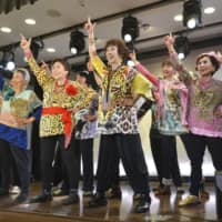 Members of Obachaaan, an Osaka-based group of women aged 66 years on average, have released a rap music video in English called \"Oba Funk Osaka.\" | KYODO
