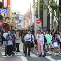 Demand for Japanese-language education is expected to keep increasing as the foreign population grows. | AFP-JIJI